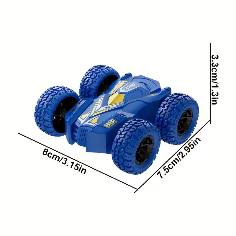 8pcs 360° Rotating Stunt Cars, Friction Powered Toy Cars