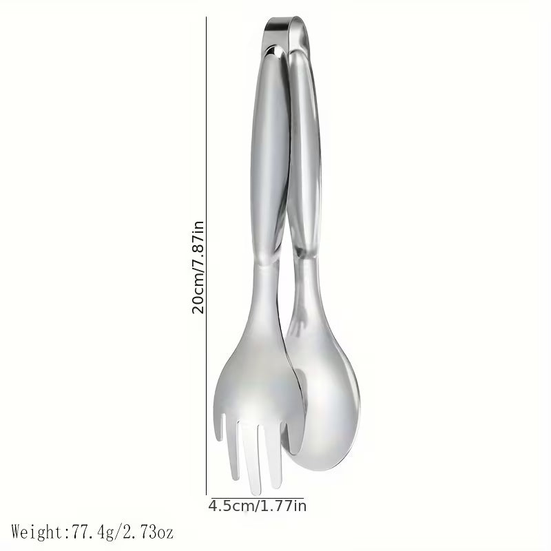 Elegant Gold-Plated Stainless Steel Serving Tongs - Perfect for Salads, Bread, & Buffets - Durable Kitchen Accessories