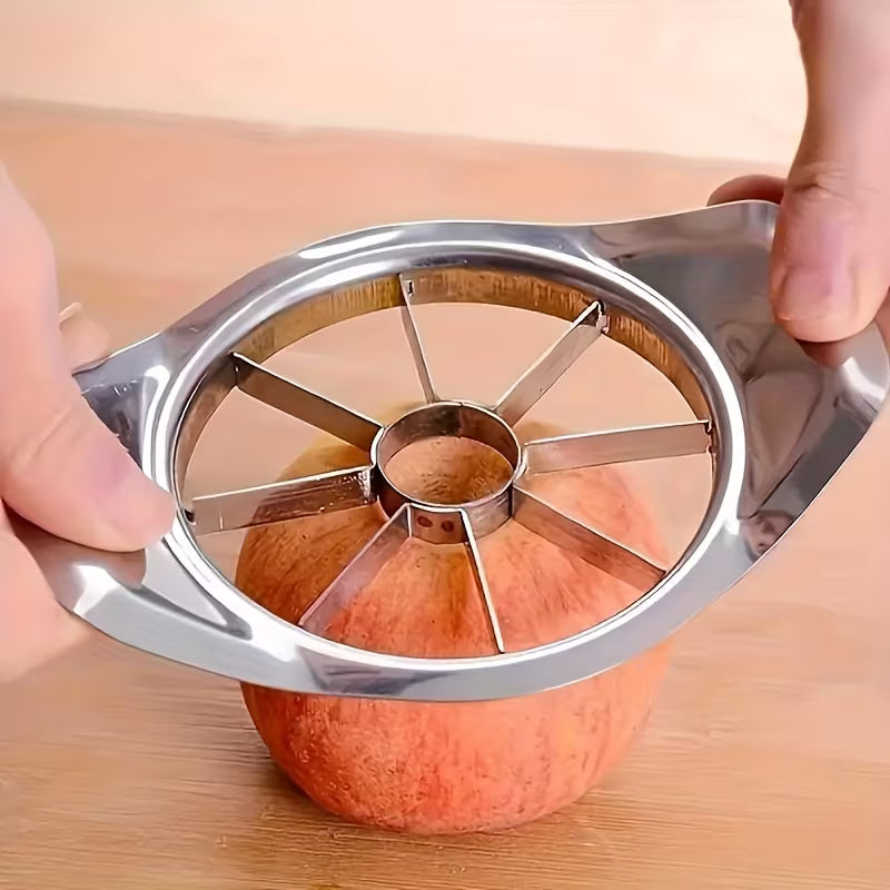 1pc Stainless Steel Apple Corer Slicer, Creative Kitchen Fruit Cutter, Multifunctional Fruit Divider