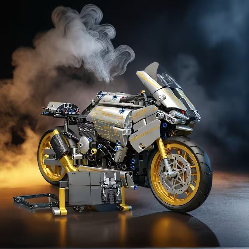 STEM Motorcycle Building Blocks Toy