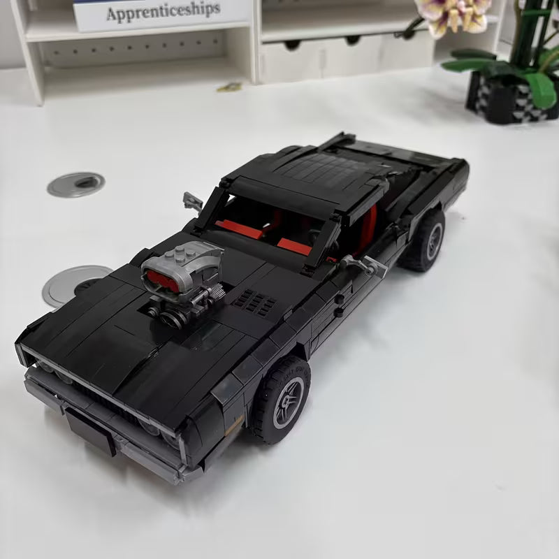 Super Car Building Blocks, Classic Car Building Blocks, Finely Detailed Sports Car Model, Educational Puzzle Toy, Suitable for Boys