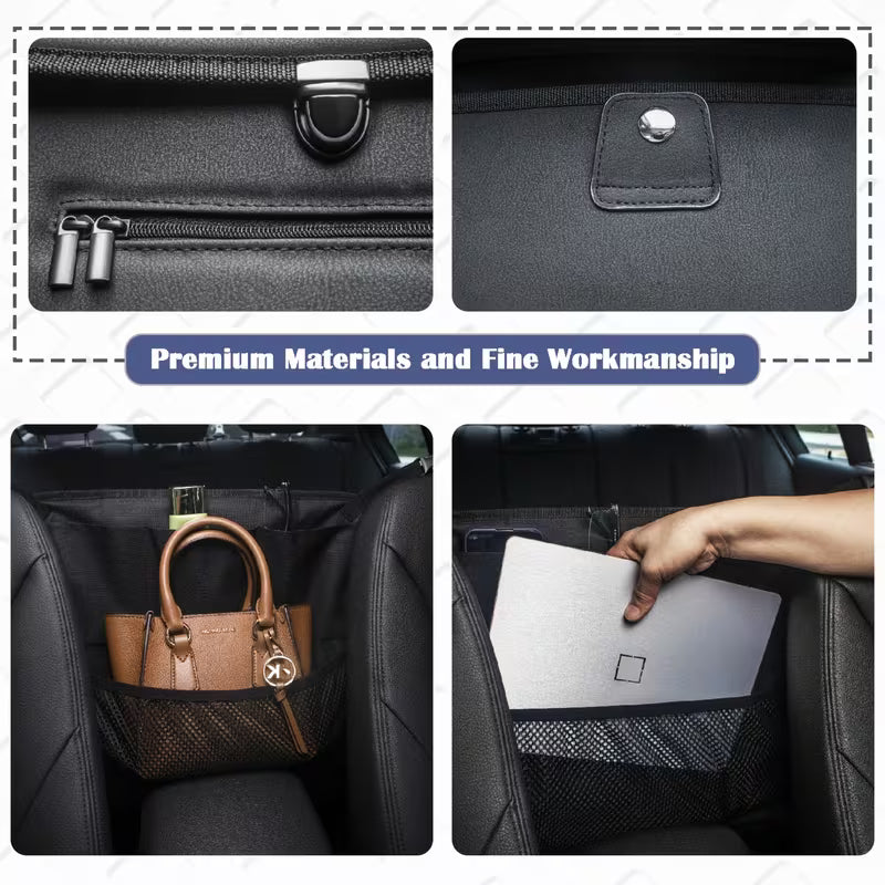 Car Trash Bag Garbage Can, Recycle Bin for Rubbish, Organizer Storage Container Between Front Seats