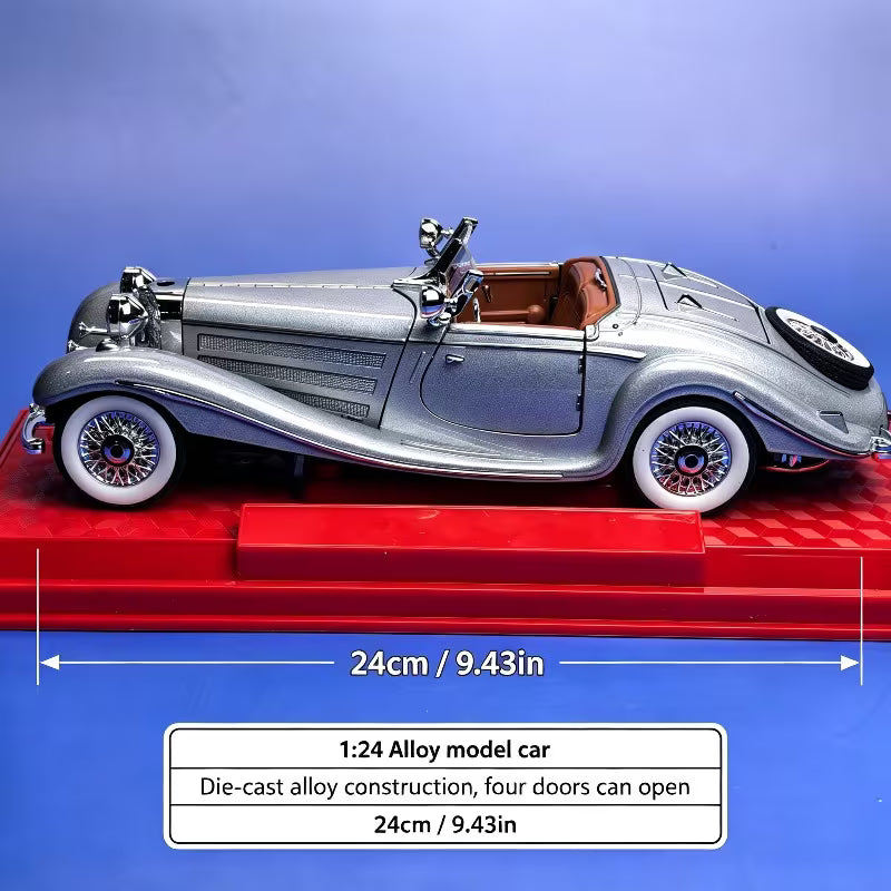 1:24 Scale Alloy Luxury Car Model with Display Base