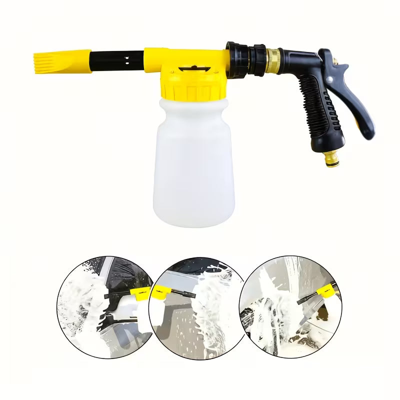 3pcs Car Wash Foam Bottle, Car Wash Water Gun, Metal Foam Sprayer, Home Set with Foam Car Wash Water Gun,
