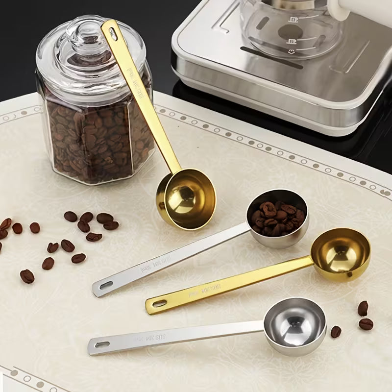 304 Stainless Steel Measuring Spoon, Commercial Use, Suitable for Spices, Milk Powder & Coffee, Gram Scale Markings