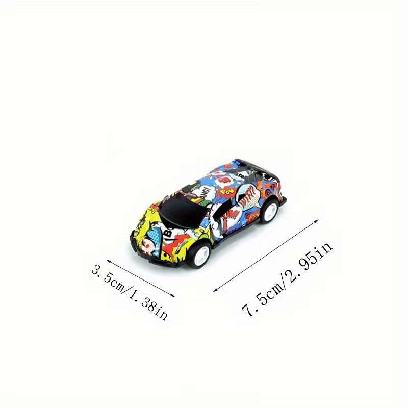 15Pcs Camo Pull-Back Alloy Racing Cars, Random Colors, Party Favor Toys
