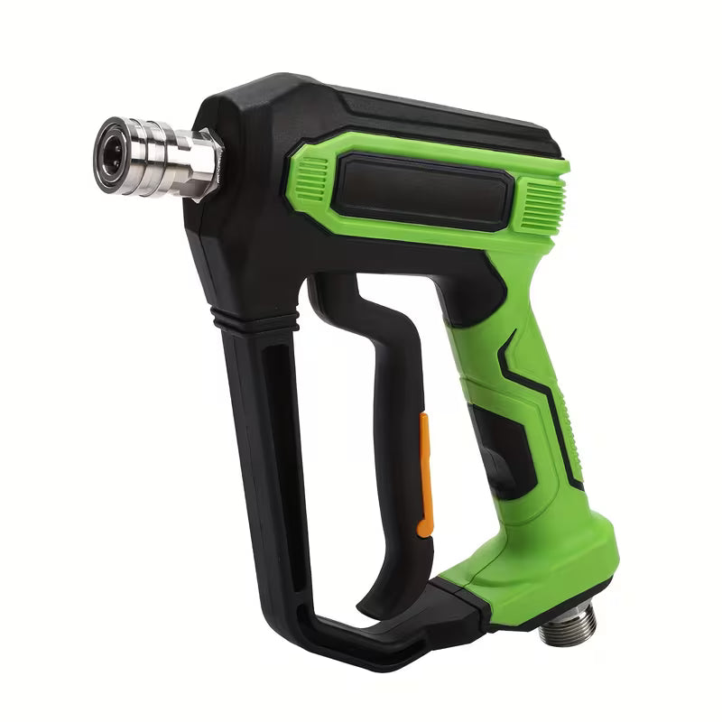 Short Pressure Washer Gun, High Pressure Washer Gun M22-14mm & 1/4 Quick Connector Car Accessories Car Washing Gun Car Cleaning Kit, Outer Soft Rubber,