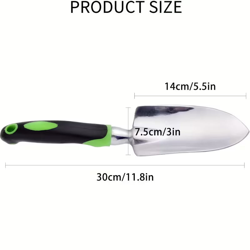 Gardening Shovel with Soft Non-Slip Ergonomic Handle, Planting & Transplanting Tool