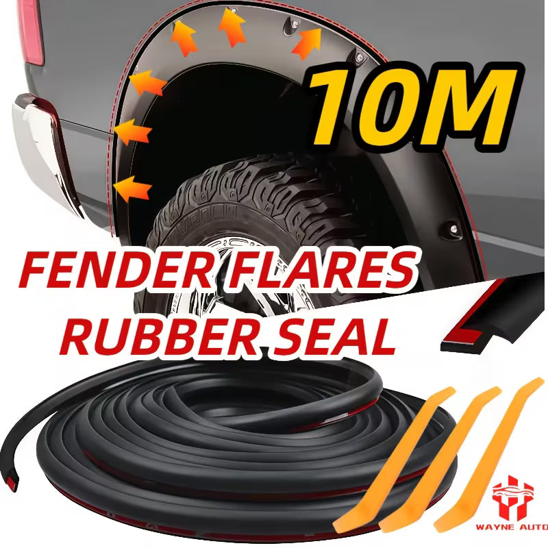 10-Meter Multifunctional Wheel Hub Sealing Strip, Includes 3 Pry Bars, Heavy-Duty Automotive