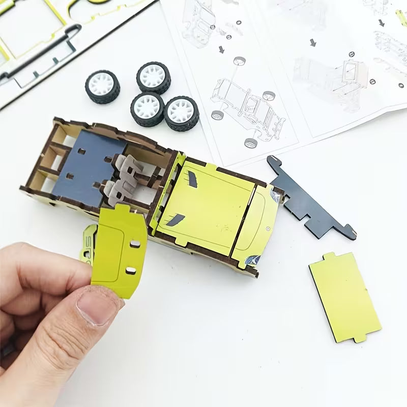 Wooden Puzzles for Adults, Wooden SuperCar, Model Car Kits, DIY Collectibles-Unique Gift on Birthday, Best Gift for Handicraft Enthusiasts