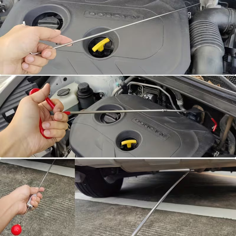 14pcs Heavy-Duty Car Door Repair Kit, Extra-Thick Air Cushion Wedge & Secure Unlock Tool
