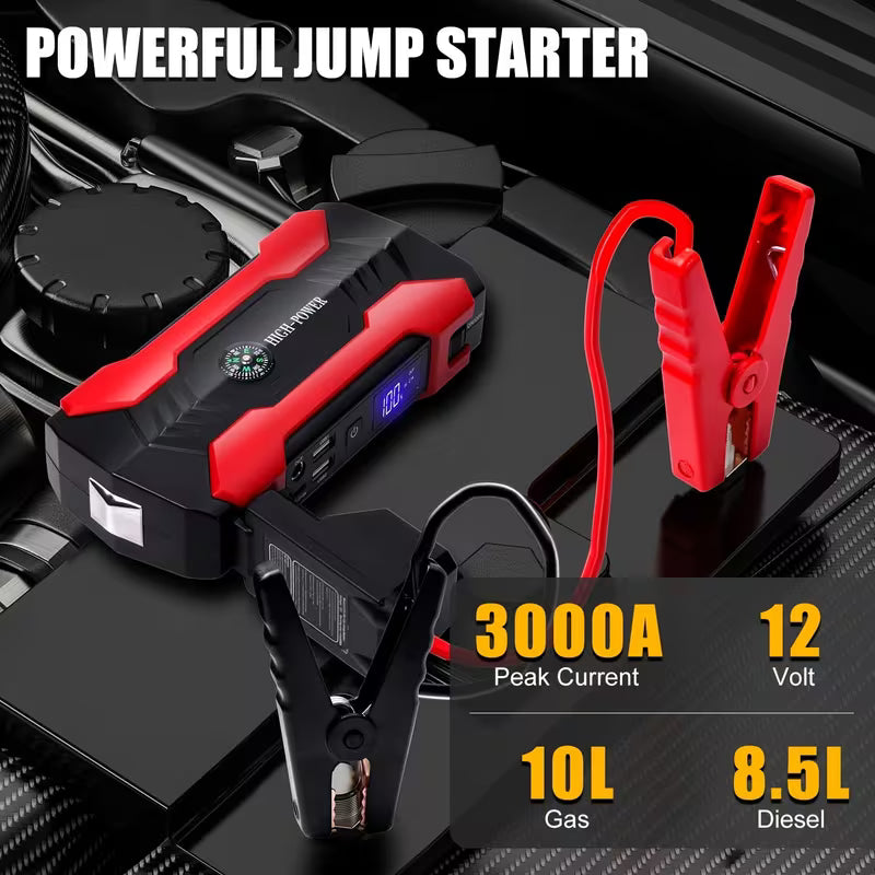 Car Jump Starter, 7000A Peak Car Battery Charger, Jump Box Jumper Battery Pack (up To 2.64gal Gas Or
