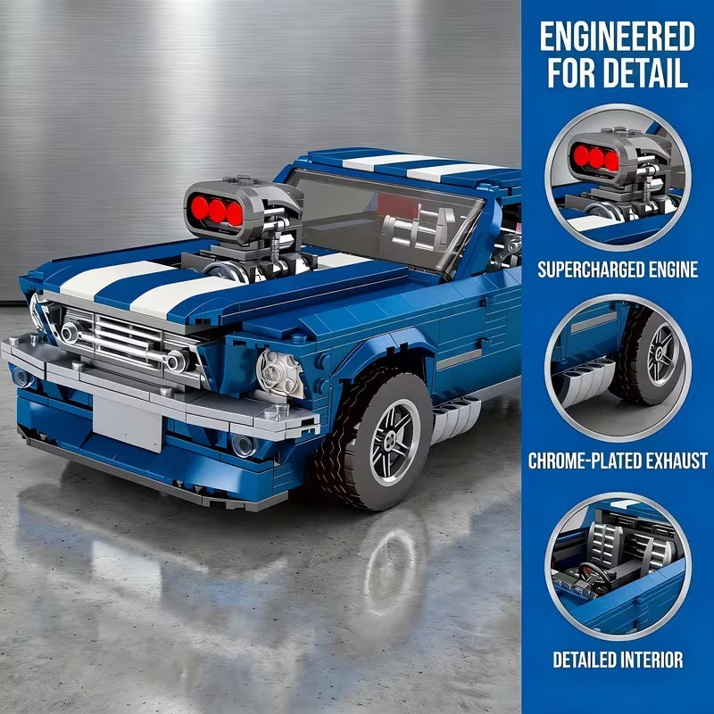 Building Blocks Collection Sports Cars, Senior Collector Car Models 1680pcs, Birthday Gifts And Teenagers, Christmas Gifts