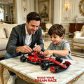 1:14 Scale Red Sports Car Building Blocks Toy
