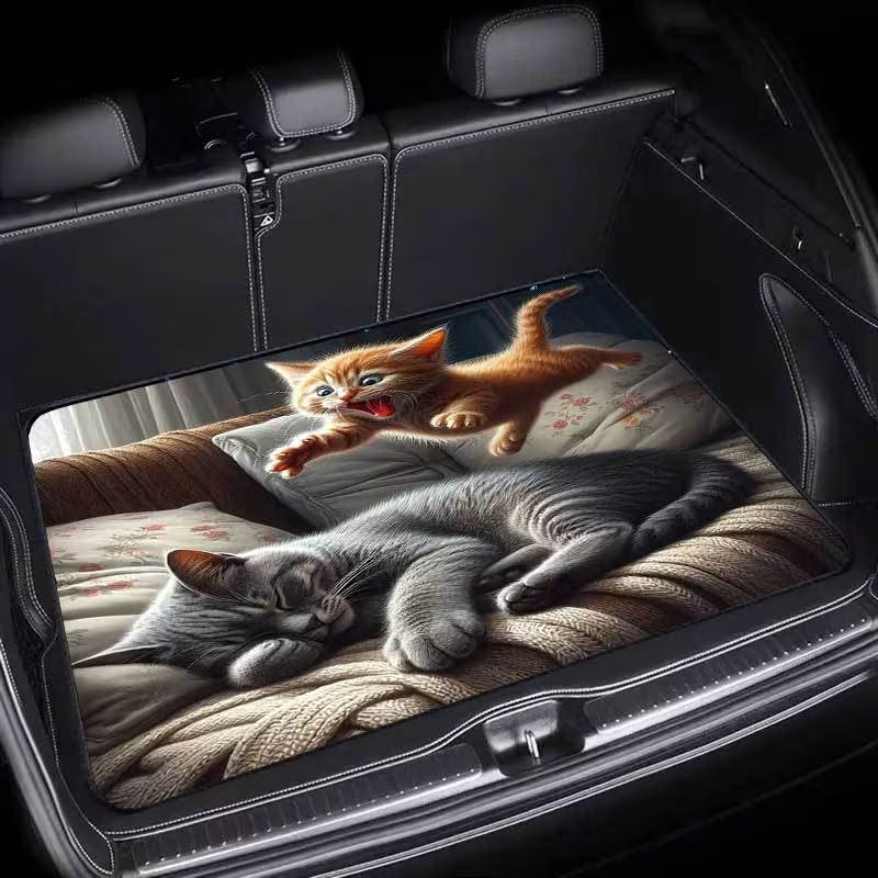 1 Pet-Friendly Car Trunk Pad • Comfortable Soft • Easy to Clean • Durable Material • Travel Essential