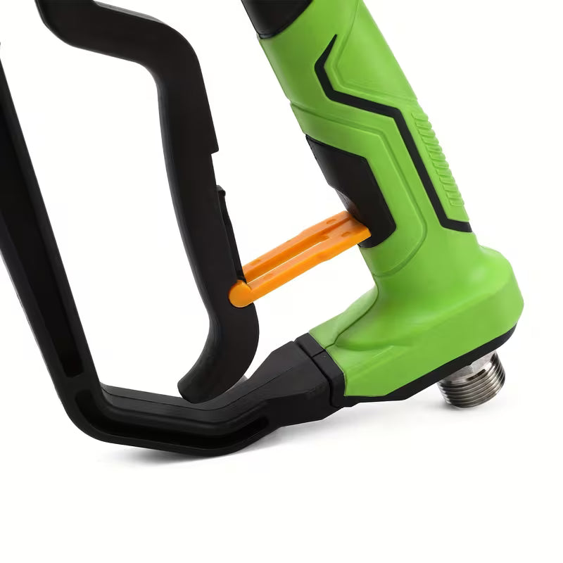 Short Pressure Washer Gun, High Pressure Washer Gun M22-14mm & 1/4 Quick Connector Car Accessories Car Washing Gun Car Cleaning Kit, Outer Soft Rubber,