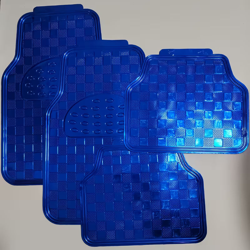 [Four-Piece Foot Mats] Square Aluminum Foil Foot Mats, Four-Piece Set, Suitable For All Seasons, Universal For All Weather