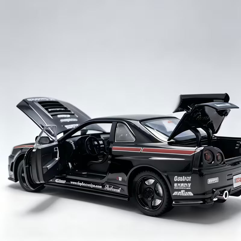 1:24 GRR Black Luxury Car Model an Excellent Gift for Car Enthusiasts and Collectors for Birthdays