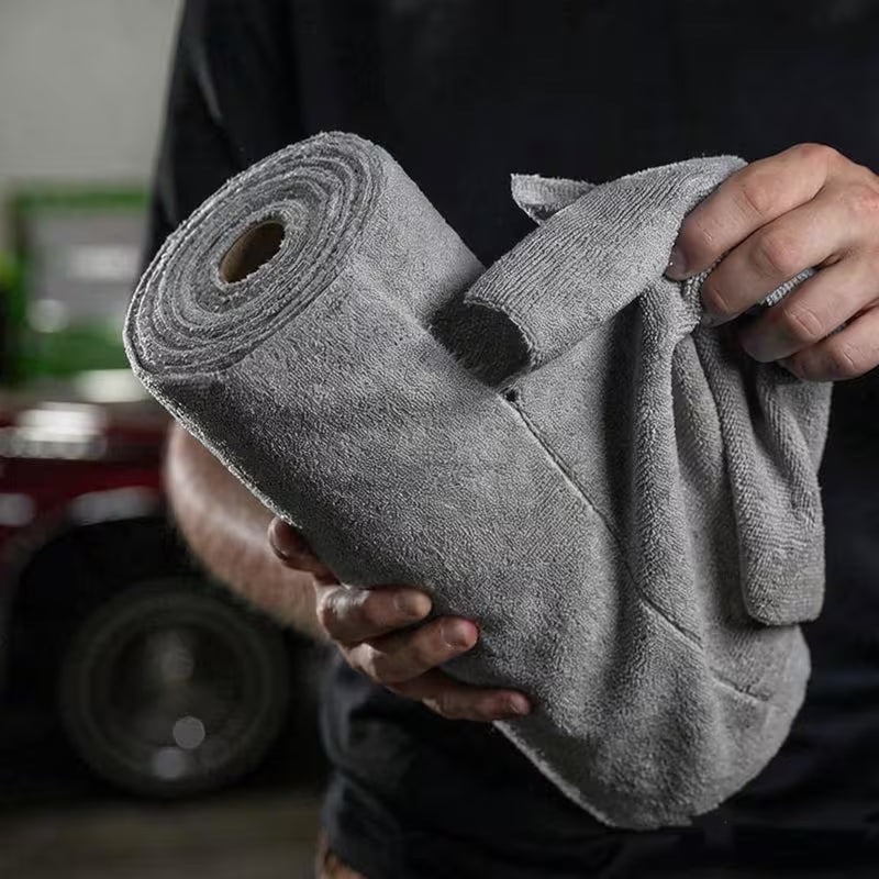 Microfiber Cleaning Cloths] 50 Sheets Microfiber Thick Cleaning Cloths, Absorbent Lint-Household&amp; Car Care