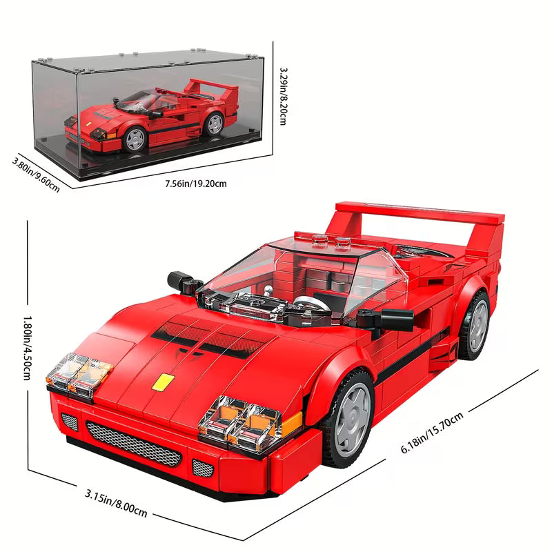 322PCS 6+ Car Model Building Blocks with Display Box