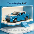 Luxury Classic Car Building Blocks, Collectible Display Vehicle Toy, Assembly Retro Car Brick Model, Gift for Car Enthusiast Boys