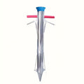 1pc Modern Stainless Steel Garden Transplanting Tool, Long Handle Bulb Planter, Multi-Functional Vegetable Seedling Planter