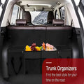 [Collapsible Car Organizer] Nsulated Car Trunk Organizer, Collapsible Car Storage Organizer With 2 Cooler Bag And Lid For SUV, Jeep