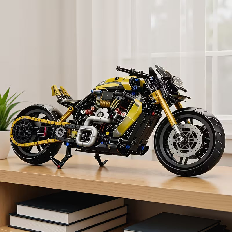 Retro Heavy Machine Building Blocks Set