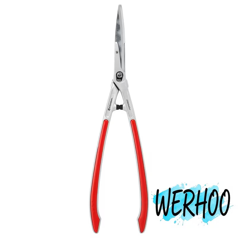 Japanese-Style Aluminum Pruning Shears, Compact Garden Pruning Tool for Hedges, Shrubs & Small Trees