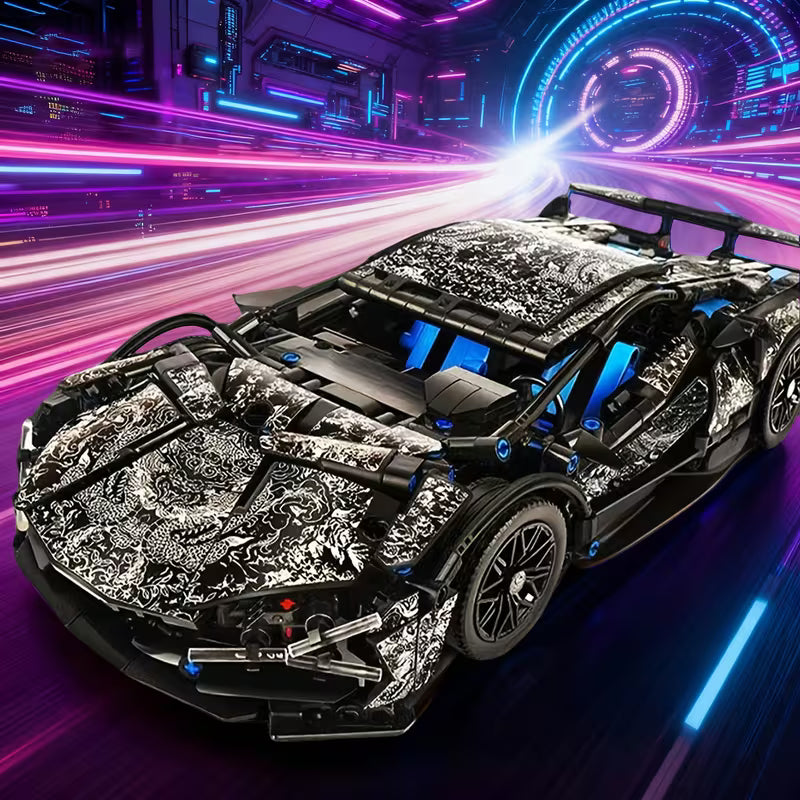 1294PCS Mechanical Supercar Building Blocks Set