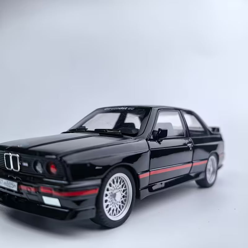 Premium 1:24 Scale, Alloy Luxury Car Model, Car Ornament, Miniature Model Car, Car Collectible, with Cool Garage Background Board Set. Comes with a Collection Base. Holiday Gift
