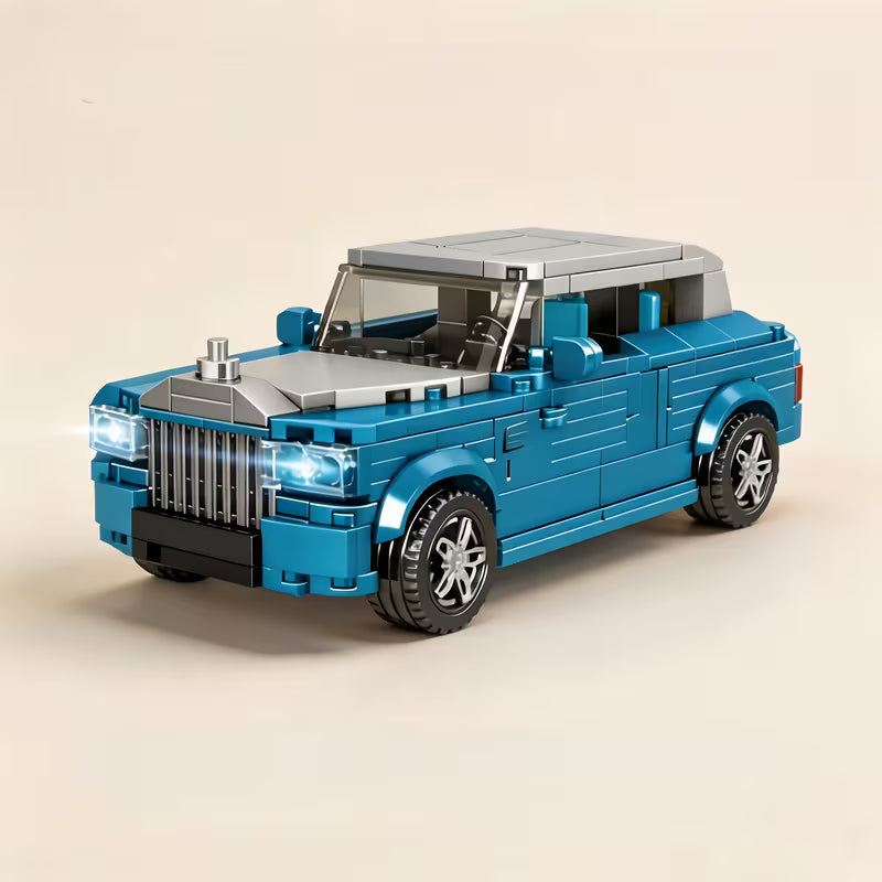 Luxury Classic Car Building Blocks, Collectible Display Vehicle Toy, Assembly Retro Car Brick Model, Gift for Car Enthusiast Boys