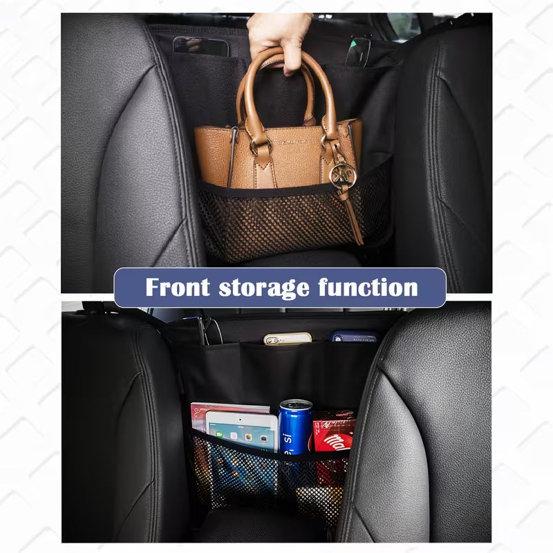 Car Trash Bag Garbage Can, Recycle Bin for Rubbish, Organizer Storage Container Between Front Seats
