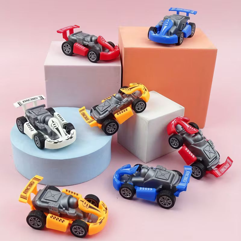 20Pcs Random Mini Race Car Toys, No Battery Required, Funny Novelty Party Favors for Kids