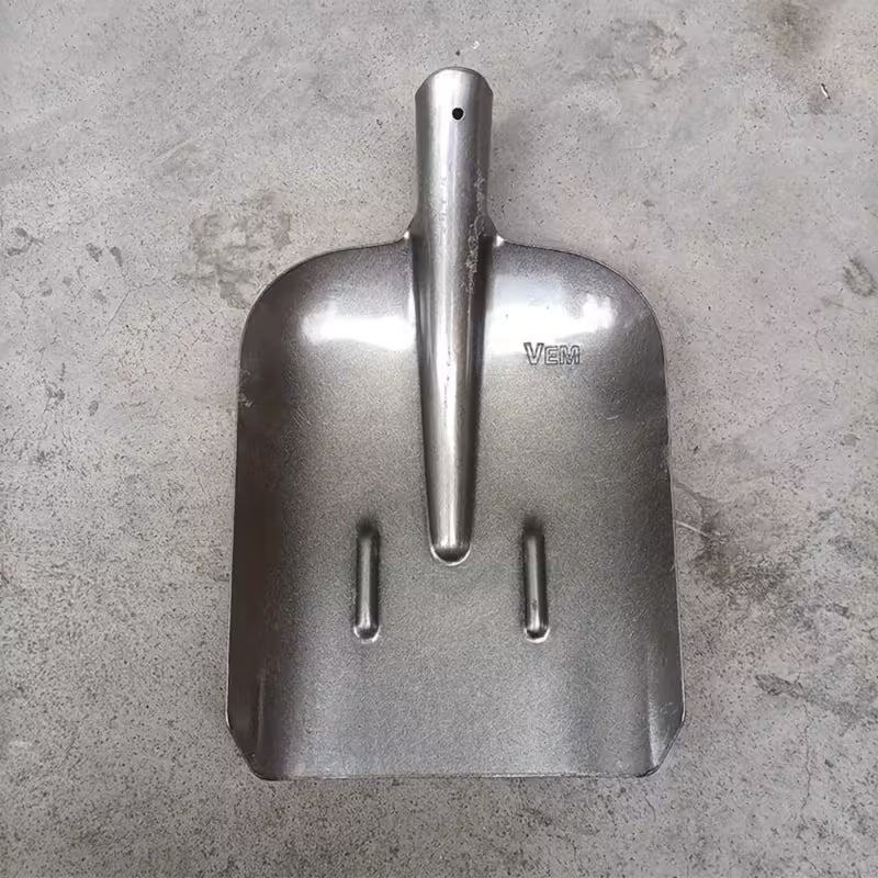Heavy-Duty Metal Steel Trowel, Full Steel Cement Shovel, Manganese Steel Coal Scoop, Square Head Spade