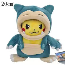 Pokopia Light Color And Pixel Pikachu Cos Eevee Cosplay Plush Toys