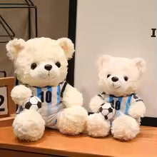 2026 Football Teddy Bear Plush Toy - Soccer Mascot & National Team Bear