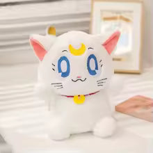 Sailor Moon Anime Plush Cat Stuffed Doll - Kawaii Cat Toy & Room Decor