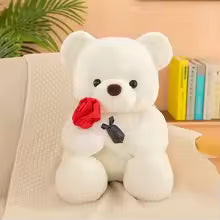 2026 Valentine's Day Roses Cute Teddy Bear Animal