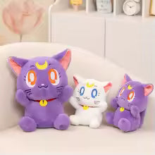 Sailor Moon Anime Plush Cat Stuffed Doll - Kawaii Cat Toy & Room Decor