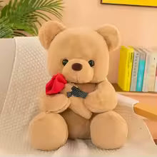 2026 Valentine's Day Roses Cute Teddy Bear Animal