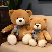 35/50/60CM Cute Classic Teddy Bear Plush Toys Kawaii Bow Tie Bear