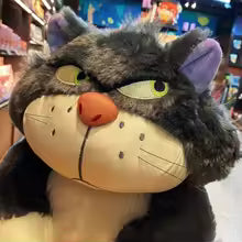 HOTSALE 25cm Lucifer The Cat Cute Doll Plush Toy Throw Pillow Cat Doll