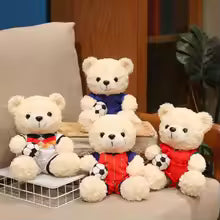 2026 Football Teddy Bear Plush Toy - Soccer Mascot & National Team Bear