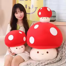 Hot Kawaii Mushroom Plush Dolls Simulation Plant Pillow Lovely Toys