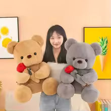 2026 Valentine's Day Roses Cute Teddy Bear Animal