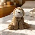 35/52CM Lying Elephant Monkey Plush Toy - Soft Stuffed Cartoon Animal Doll