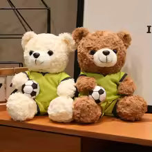 2026 Football Teddy Bear Plush Toy - Soccer Mascot & National Team Bear