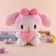 Sanrio Hello Kitty Kuromi My Melody Cinnamoroll Plush Pillow Toy