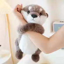 25/30CM Cartoon Otter Plush Toy - Cute Fluffy Stuffed Animal